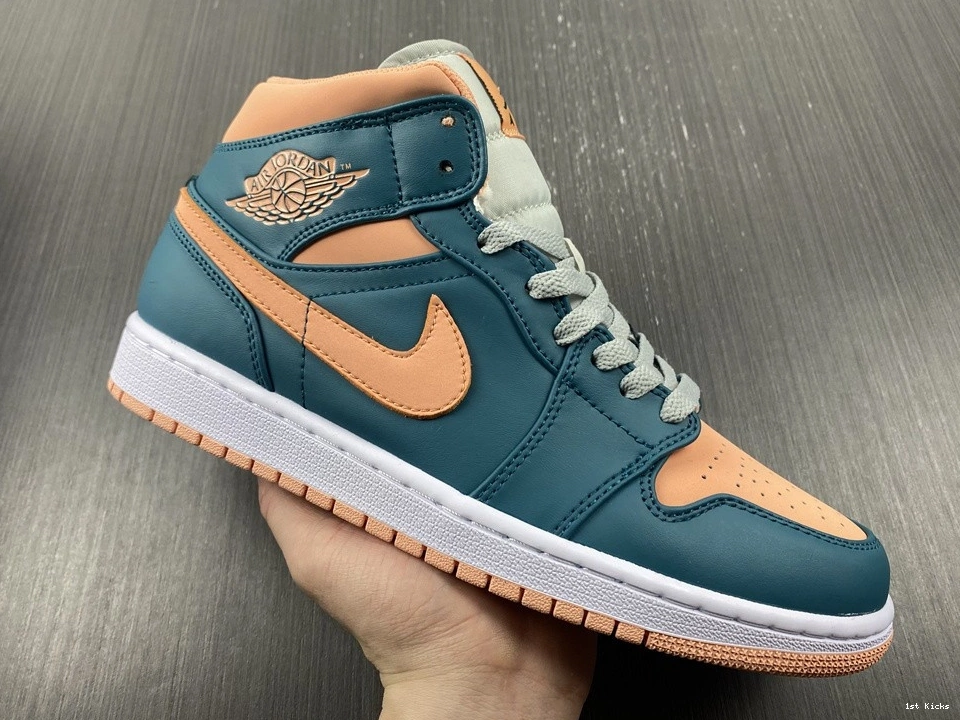 1 Jordan Green Mid - BQ6472-308 (W) Teal Dark 0429